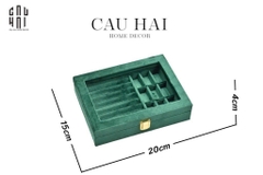 HAUTE FOLIE -HỘP TRANG SỨC NHUNG CAO CẤP LUXURY VELVET JADE