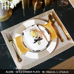 ALURE - SET 2 DINNER PLATE