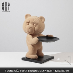 TƯỢNG GẤU SUPER BROWNIE SILKY BEAR