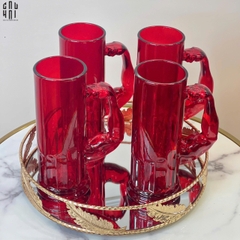 LY BIA THUỶ TINH HERCULES 600ML - RED SS25