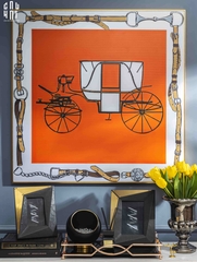 TRANH CANVAS ORANGE CHARIOT 90X90 CM