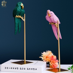 TƯỢNG  EDEN'S PARROT - EMERALD
