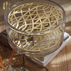 MAISON DE LUXE - KHAY THUỶ TINH CẮM HOA  - LES FLEURS — GRILLE DORÉE ÉDITION