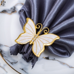 VÒNG KHĂN ĂN - NAPKIN RING NEW GOLDEN BUTTERFLY