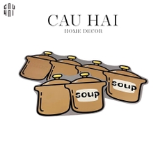 SET THẢM BẾP MULTI POT 1M5