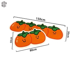 SET THẢM BẾP MULTI ORANGE 1M5