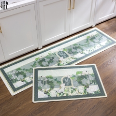 SET THẢM BẾP BLOOMING FLOWERS 1M5