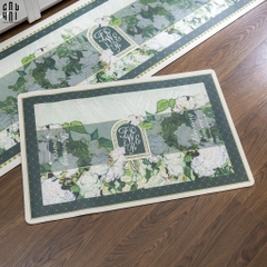 SET THẢM BẾP BLOOMING FLOWERS 1M5