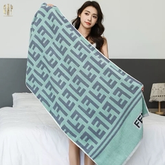 KHĂN TẮM 70x140 - 5 SAO - FANCY BATH TOWEL - VERTE