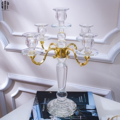 ĐẾ NẾN PHA LÊ HENDERSON - LUXURY CRYSTAL CANDLE HOLDER HENDERSON SIZE 40