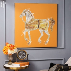 TRANH CANVAS TREO TƯỜNG H CHEVAL BLING BLING 90X90CM