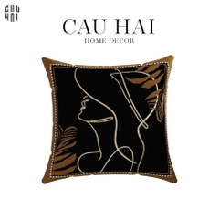 VỎ GỐI NHUNG EVELYN