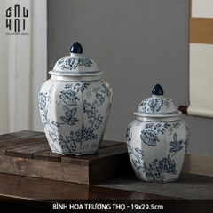 BÌNH HOA SỨ TRÁNG MEN TRƯỜNG THỌ
