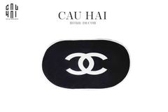 THẢM CỬA - DOOR MAT - 60x100 BLACK OVAL COCO