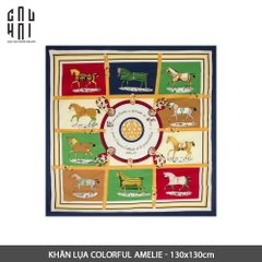 KHĂN LỤA COLORFUL AMELIE 130CM