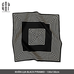 KHĂN LỤA BLACK PYRAMID 130CM