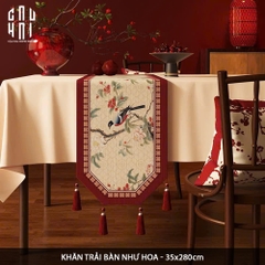 KHĂN TRẢI BÀN NHƯ HOA 2M8