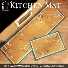 SET THẢM BẾP MARVELOUS SPRING 1M6
