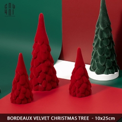 BORDEAUX VELVET CHRISTMAS TREE