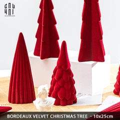 BORDEAUX VELVET CHRISTMAS TREE