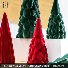 BORDEAUX VELVET CHRISTMAS TREE