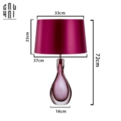 ĐÈN BÀN AMBER - AMBER SILKY TABLE LAMP