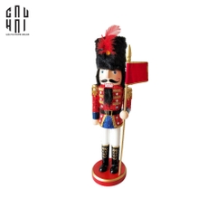 TƯỢNG CHÚ LÍNH CHÌ - NUTCRACKER 37CM FLAG
