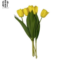 SET HOA TULIP 35CM 5PCS - VÀNG