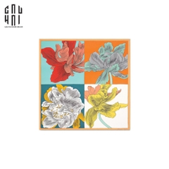 TRANH CANVAS LES FLEURS 60X60CM