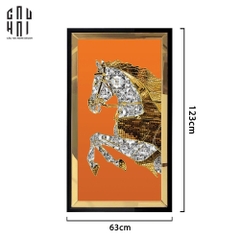 TRANH CANVAS TREO TƯỜNG H CHEVAL SUPER BLING BLING 63X123CM
