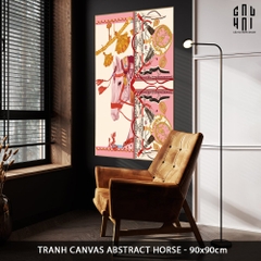 TRANH CANVAS ABSTRACT HORSE 80X120CM