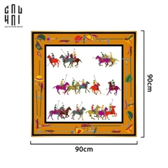 TRANH CANVAS RACING HORSE 90X90CM