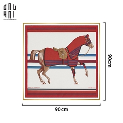 TRANH CANVAS CHEVAL DE ROUGE 90X90CM