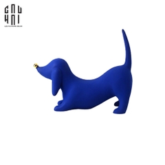 TƯỢNG TRANG TRÍ CHÓ BLUE DACHSHUND