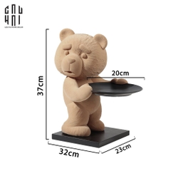 TƯỢNG GẤU SUPER BROWNIE SILKY BEAR