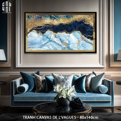 TRANH CANVAS NEW DE L'VAGUES 80X140CM