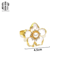 VÒNG KHĂN ĂN - NAPKIN RING PEONY PREMIUM