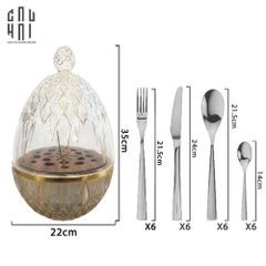 SET DAO NĨA GOLDEN EGG LUXURY TRINITY