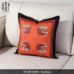 VỎ GỐI SOFA NHUNG DORA 45X45CM