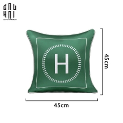 VỎ GỐI SOFA LỤA HORA - GREEN 45X45CM