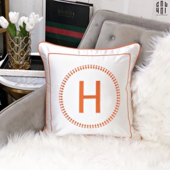 VỎ GỐI LỤA HORA - ORANGE 45.