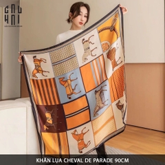 KHĂN LỤA CHEVAL DE PARADE 90CM