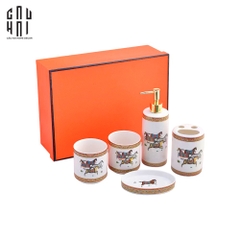 SET NHÀ TẮM CHARIOT PREMIUM 5PCS