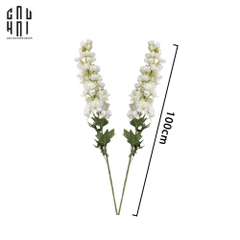 SET 2 CÀNH HOA PHI YẾN - DELPHINIUM - TRẮNG