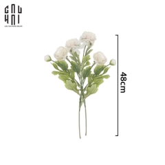 SET 2 CÀNH MAO LƯƠNG RANUNCULUS - TRẮNG