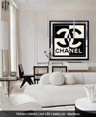 TRANH CANVAS CAO CẤP CAMÉLIA 90X90CM