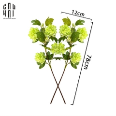 SET 2 CÀNH CẨM TÚ CẦU MINI - XANH