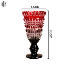 BÌNH HOA THUỶ TINH CRYSTAL RUBY LULLABY