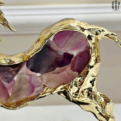 HOME COUTURE - BRASSON JEWELRY ORNAMENT CAVALIER MYSTIQUE – VERSION AMETHYST