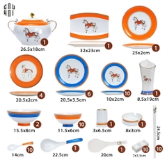 MAISON DE LUXE - SET CHÉN DĨA 